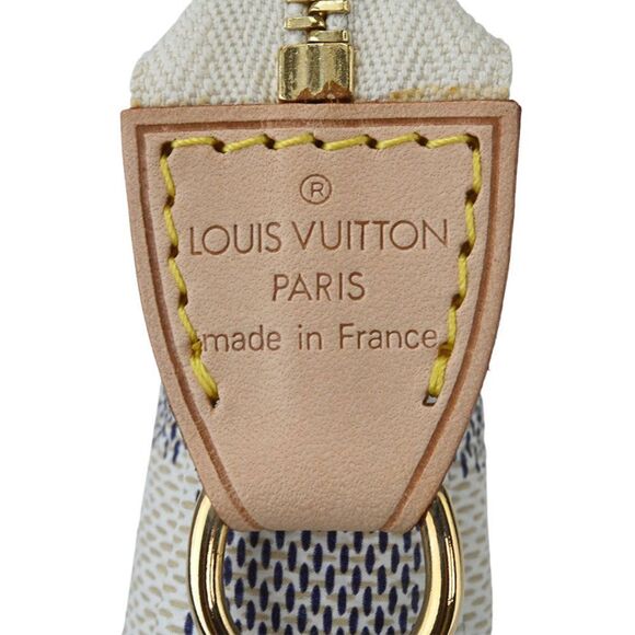 Louis Vuitton Mini Pochette Accessoire Damier Azur White - Picture 7 of 9